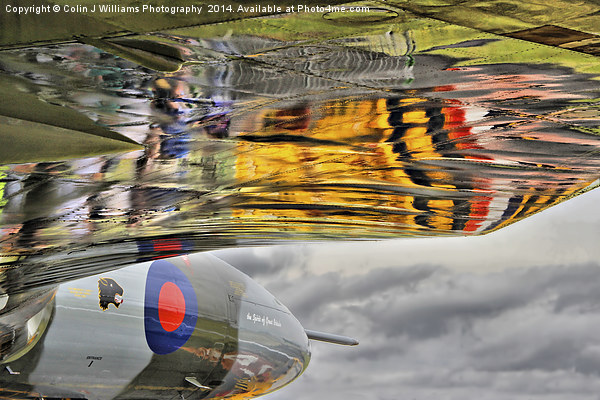 Vulcan Reflections Farnborough 2014  Picture Board by Colin Williams Photography