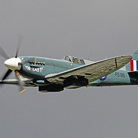 Buy canvas prints of The Last - Spitfire PS915 (Mk PRXIX) by Colin Williams Photography