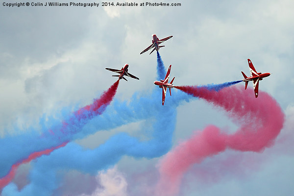  The Red Arrows Gypo Break - Dunsfold 2014 Picture Board by Colin Williams Photography