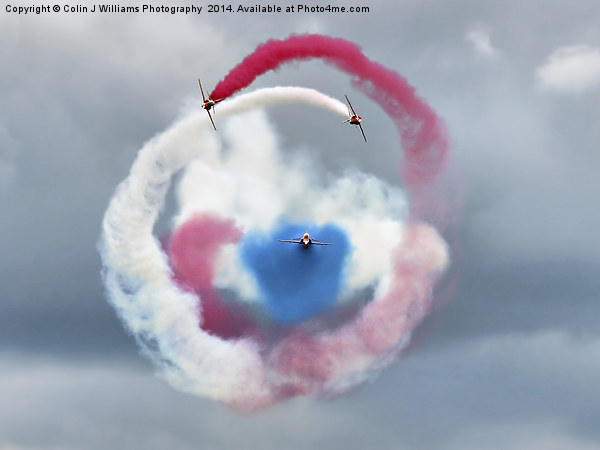  The Red Arrows - Head On  Picture Board by Colin Williams Photography