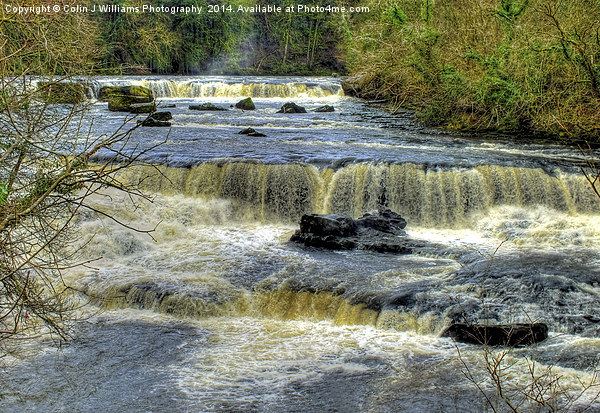  Upper Falls Aysgarth 2 - Yorkshire Dales Picture Board by Colin Williams Photography