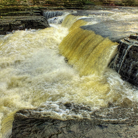Buy canvas prints of  Lower Falls Aysgarth 2 - Yorkshire Dales by Colin Williams Photography