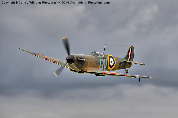  Guy Martin`s Spitfire 1 Picture Board by Colin Williams Photography