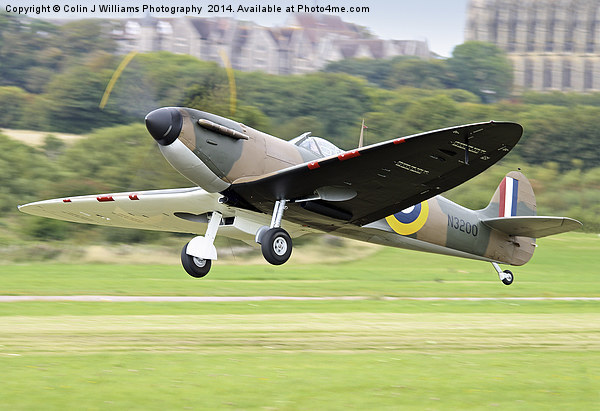    Guy Martin`s Spitfire 3 Picture Board by Colin Williams Photography