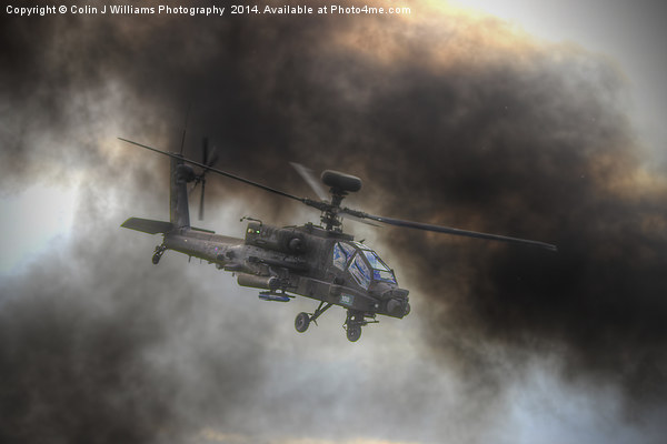  Apache  - Dunsfold wings and Wheels 2014 Picture Board by Colin Williams Photography