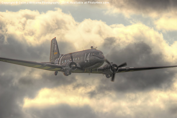  The Douglas C-47 Skytrain Picture Board by Colin Williams Photography