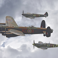 Buy canvas prints of  The Battle Of Britain Memorial Flight - Shoreham  by Colin Williams Photography