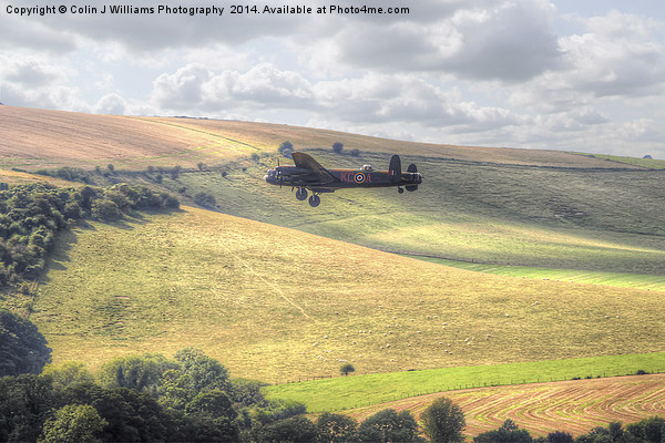  Thumper Flies Down The Coombes Valley Picture Board by Colin Williams Photography