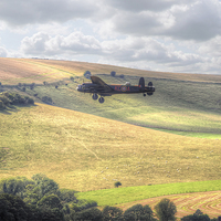 Buy canvas prints of  Thumper Flies Down The Coombes Valley by Colin Williams Photography