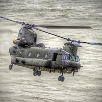 Buy canvas prints of  Chinook as Seen From Beachy Head - Airbourne 2014 by Colin Williams Photography