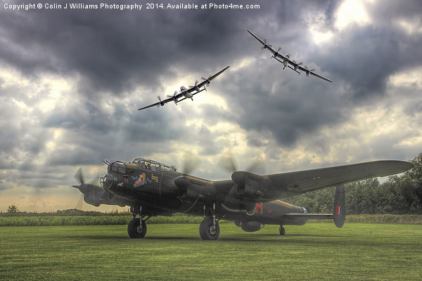  The Prince`s Break - The 3 Lancasters Picture Board by Colin Williams Photography