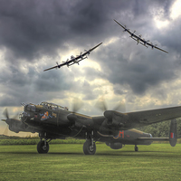 Buy canvas prints of  The Prince`s Break - The 3 Lancasters by Colin Williams Photography