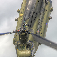 Buy canvas prints of  RAF Odiam Display Chinook 1 - Dunsfold 2014 by Colin Williams Photography
