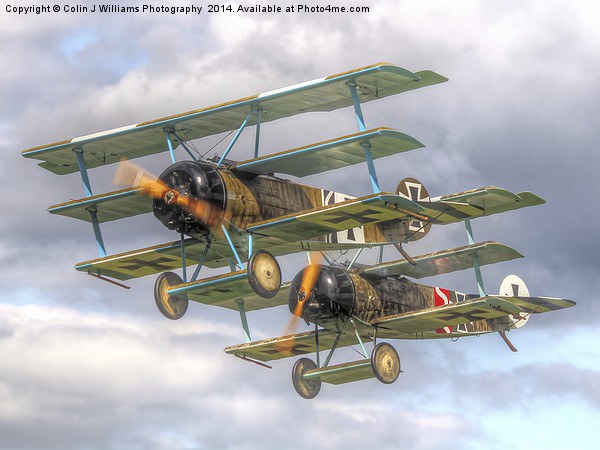  Two Little Fokkers Picture Board by Colin Williams Photography