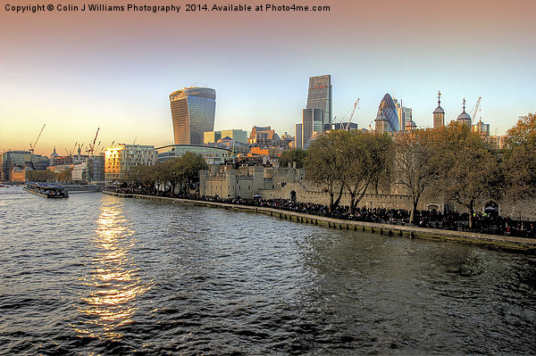  City Of London from Tower Bridge Picture Board by Colin Williams Photography