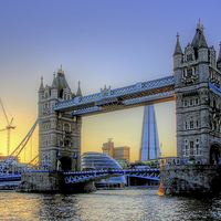 Buy canvas prints of  The Sun Goes Down, Tower Bridge by Colin Williams Photography