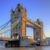 Buy canvas prints of  Tower Bridge The Golden Hour by Colin Williams Photography