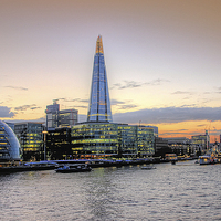 Buy canvas prints of  City Hall and The Shard by Colin Williams Photography