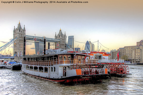 Tower Bridge From Butlers Wharf Picture Board by Colin Williams Photography