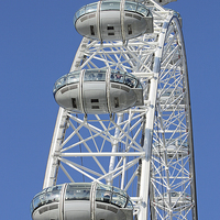 Buy canvas prints of  The London Eye by Colin Williams Photography