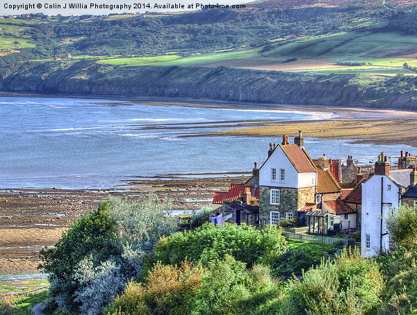  Robin Hoods Bay North Yorkshire Picture Board by Colin Williams Photography