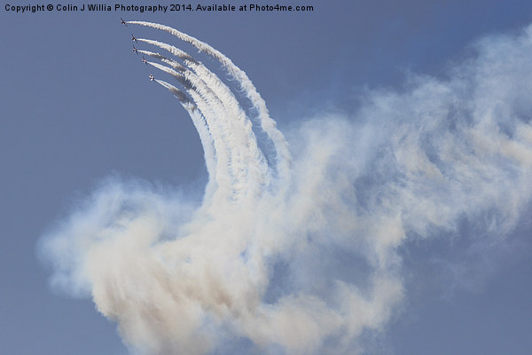  Rolling in The Sky - The Red Arrows Picture Board by Colin Williams Photography