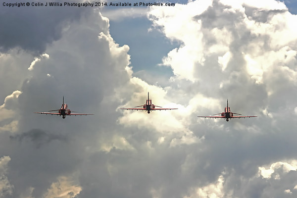  Red Arrows to The Sky Farnborough 2014 Picture Board by Colin Williams Photography