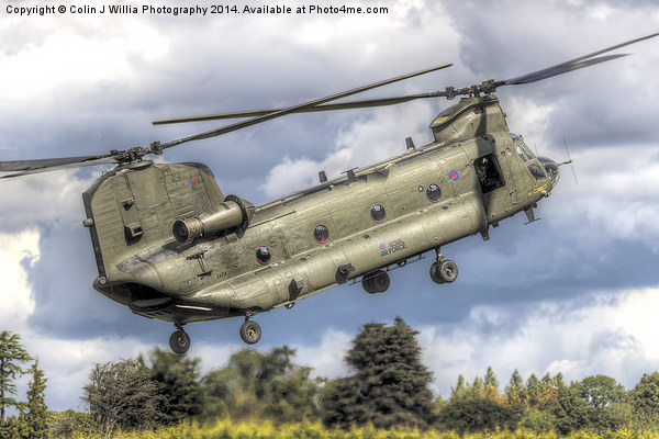  RAF Odiam Display Chinook 3 - Dunsfold 2014 Picture Board by Colin Williams Photography