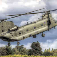 Buy canvas prints of  RAF Odiam Display Chinook 3 - Dunsfold 2014 by Colin Williams Photography