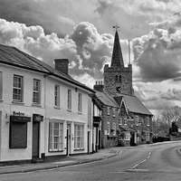 Buy canvas prints of Chobham High Street by Colin Williams Photography