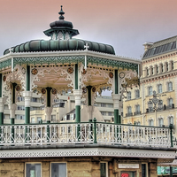 Buy canvas prints of  Brighton and Hove Bandstand - 2 by Colin Williams Photography