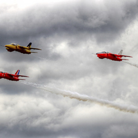 Buy canvas prints of   The  Gnat Display Team by Colin Williams Photography