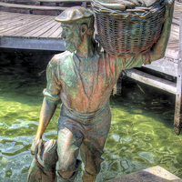 Buy canvas prints of  Fishing Harbour Fremantle WA 2  by Colin Williams Photography