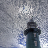 Buy canvas prints of  South Mole Lighthouse - Fremantle by Colin Williams Photography
