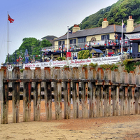 Buy canvas prints of  The Spyglass Inn - Ventnor - I.O.W. by Colin Williams Photography