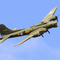 Buy canvas prints of  B17 Sally B - A Flying Legend  2 by Colin Williams Photography