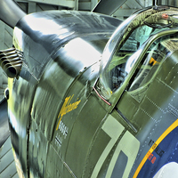 Buy canvas prints of  Spitfire MH434 Reflections by Colin Williams Photography