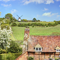 Buy canvas prints of  Turville and Cobstone Mill by Colin Williams Photography