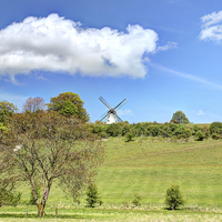 Buy canvas prints of  Cobstone Mill Overlooking Turville by Colin Williams Photography