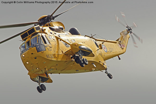  Rescue Hero The Westland Sea King Picture Board by Colin Williams Photography