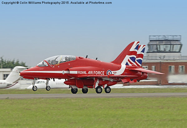  The Red Arrows Depart From Biggin Hill 2 Picture Board by Colin Williams Photography