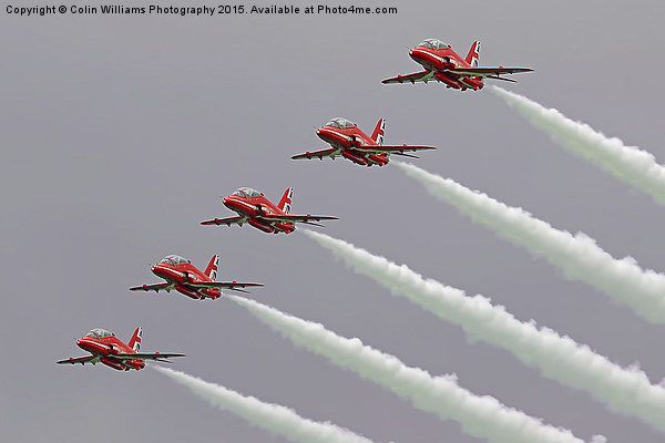  The Red Arrows Return To Biggin Hill Picture Board by Colin Williams Photography