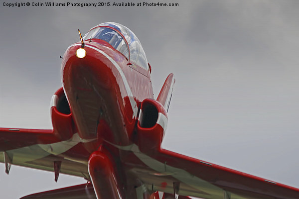 Red 10 Departs From Farnborough  Picture Board by Colin Williams Photography