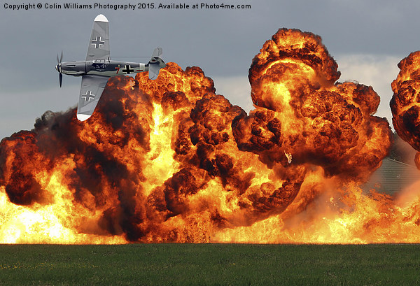  Battle of Britain Airfield Attack Biggin Hill  Picture Board by Colin Williams Photography
