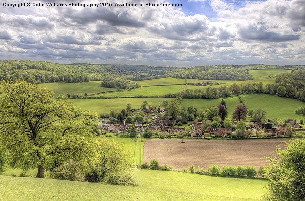  The Village Of Turville Picture Board by Colin Williams Photography