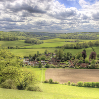Buy canvas prints of  The Village Of Turville by Colin Williams Photography