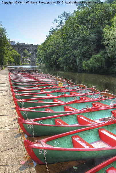  Knaresborough Rowing Boats 2 Picture Board by Colin Williams Photography