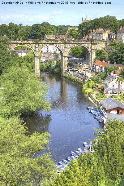  View From The Castle - Knaresborough Summer Picture Board by Colin Williams Photography