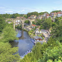 Buy canvas prints of  Knaresborough Summer by Colin Williams Photography