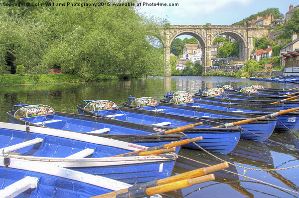 Knaresborough Rowing Boats 5 Picture Board by Colin Williams Photography